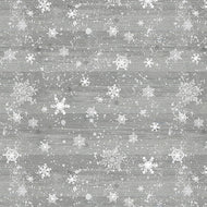 3 Wishes (3DREAMINGOFA20844-GRY) Rustic Snowflakes