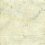 Island Batiks (Rice) White/Aqua
