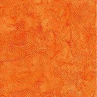 Island Batik (F172 - Paisley Dot - Nasturtium) Nadsturtium