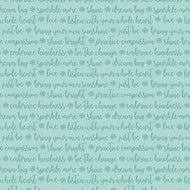Contempo (0682753B) Words of Kindness-Turquoise