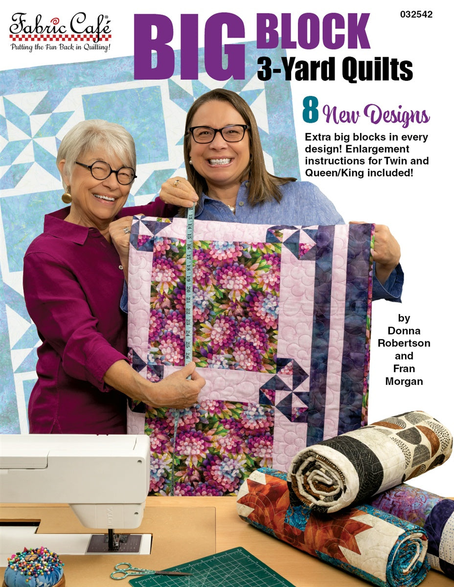 Fabric Cafe (032542) Big Block 3yd Quilts