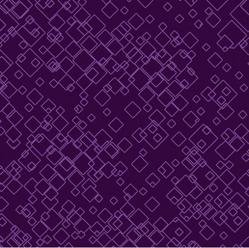 Benartex (07549-66) Tonal Squares Purple