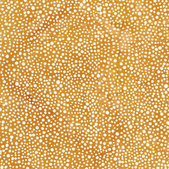 Island Batik (122379247) Dots Orange Daffodil