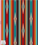 First Trend Fabric (54199-2) Turquoise Blanket