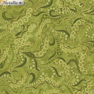 Benartex (6257M-44) Holey Scrolls Green