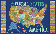 Andover (A-960-B) Floral States of America Panel