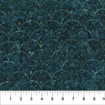 Banyan Batiks (80995-495) Midnight Blues – Whales Tail Quilt Shop