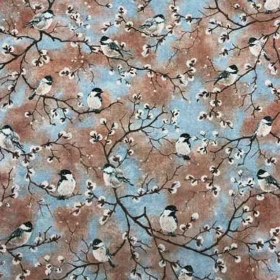 P&B fabric (03027) Chickidees