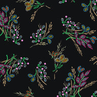 First Trend Fabric (KE-0003D) Black