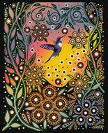 First Trend Fabric (BA-0005) Hummingbrids Panel