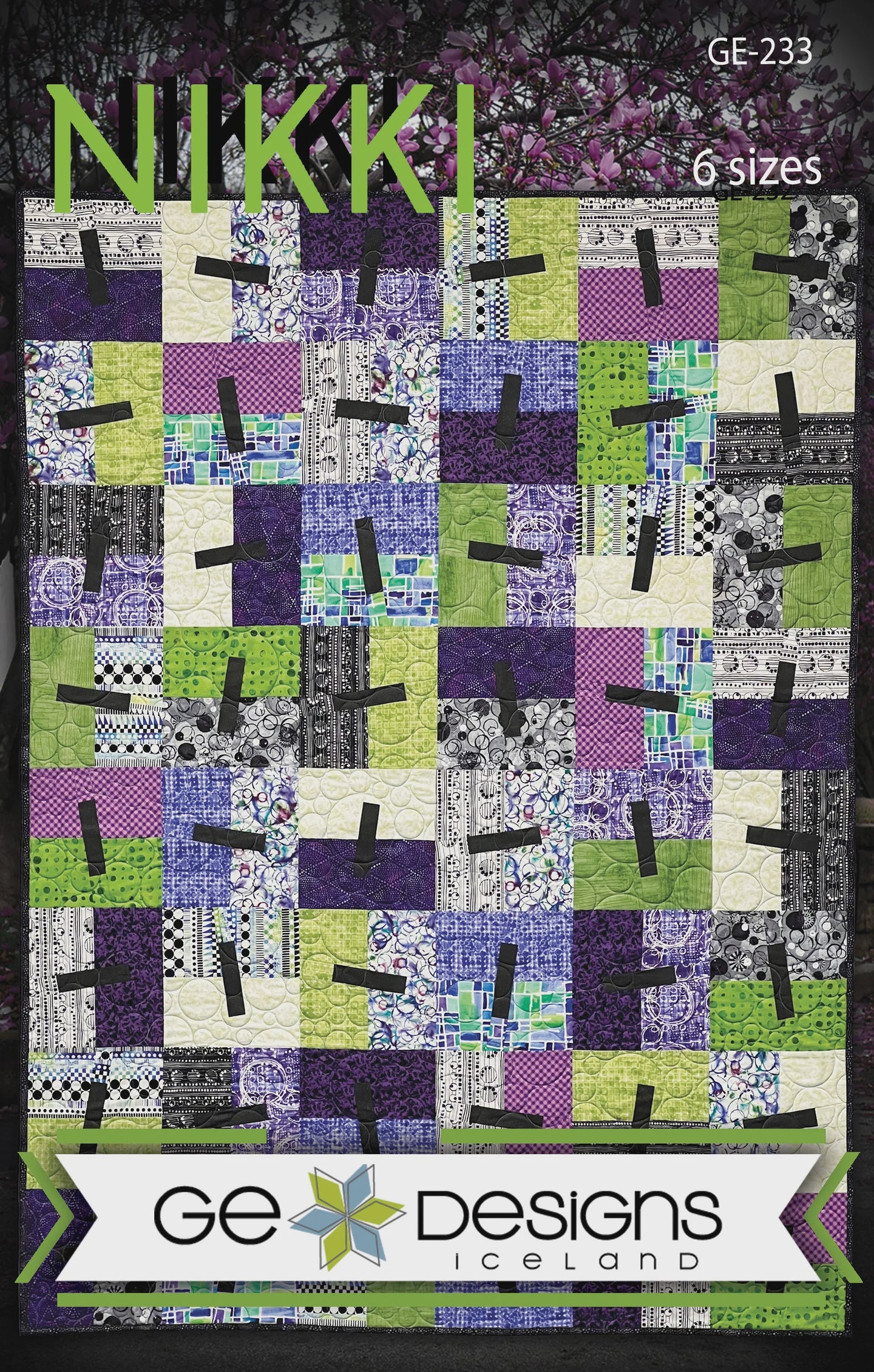 Gege Designs GE Designs (GE-233) Nikki – Whales Tail Quilt Shop