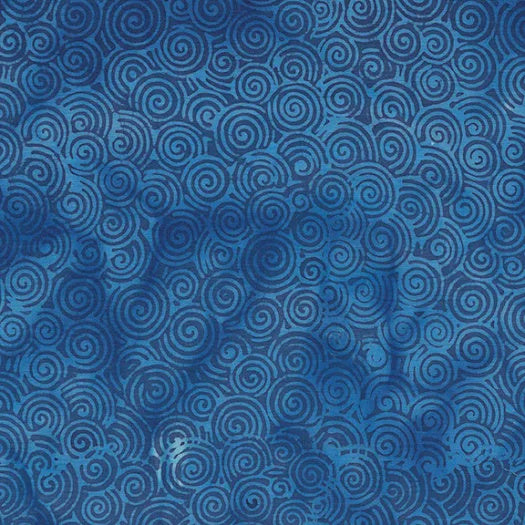 Island Batik (111908532) Royal Blue Sea