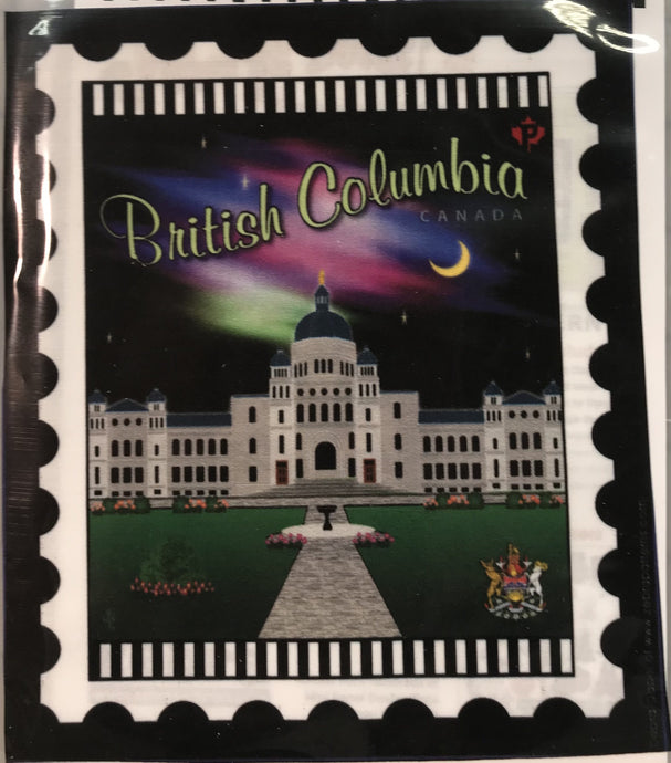 Zebra City Mini Stamp - British Columbia