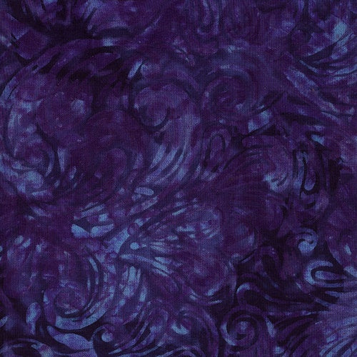 Island Batik (Rayon) Amethyst Swirl