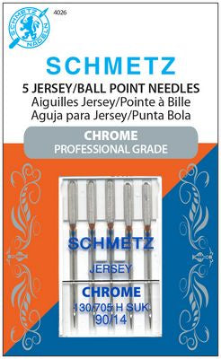 Schmetz (4026) Chrome Jersey Ball 90/4 Needles