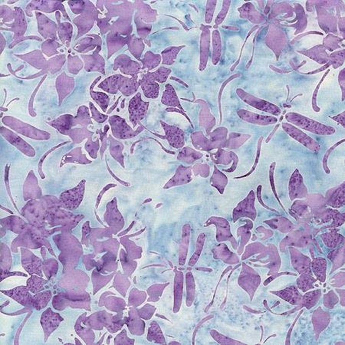 Island Batik n( F171-Columbine - Lilac) Lilac
