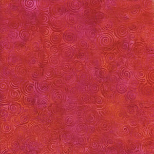 Island Batik - (111605333) Orange/Raspberry