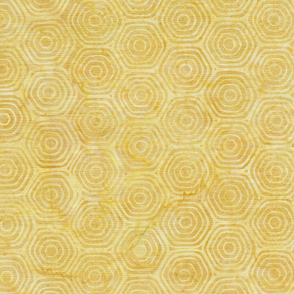 Island Batik (111916035) Hexagon-Honey