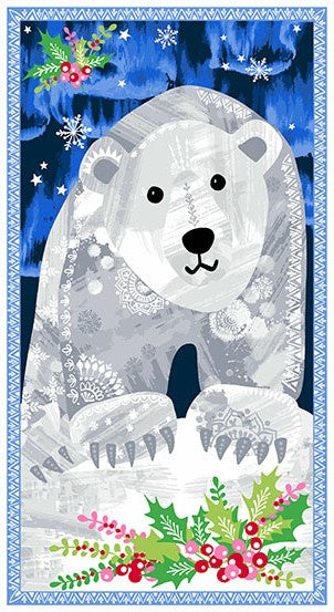 Andover (A-9096-B) Polar Bear Panel