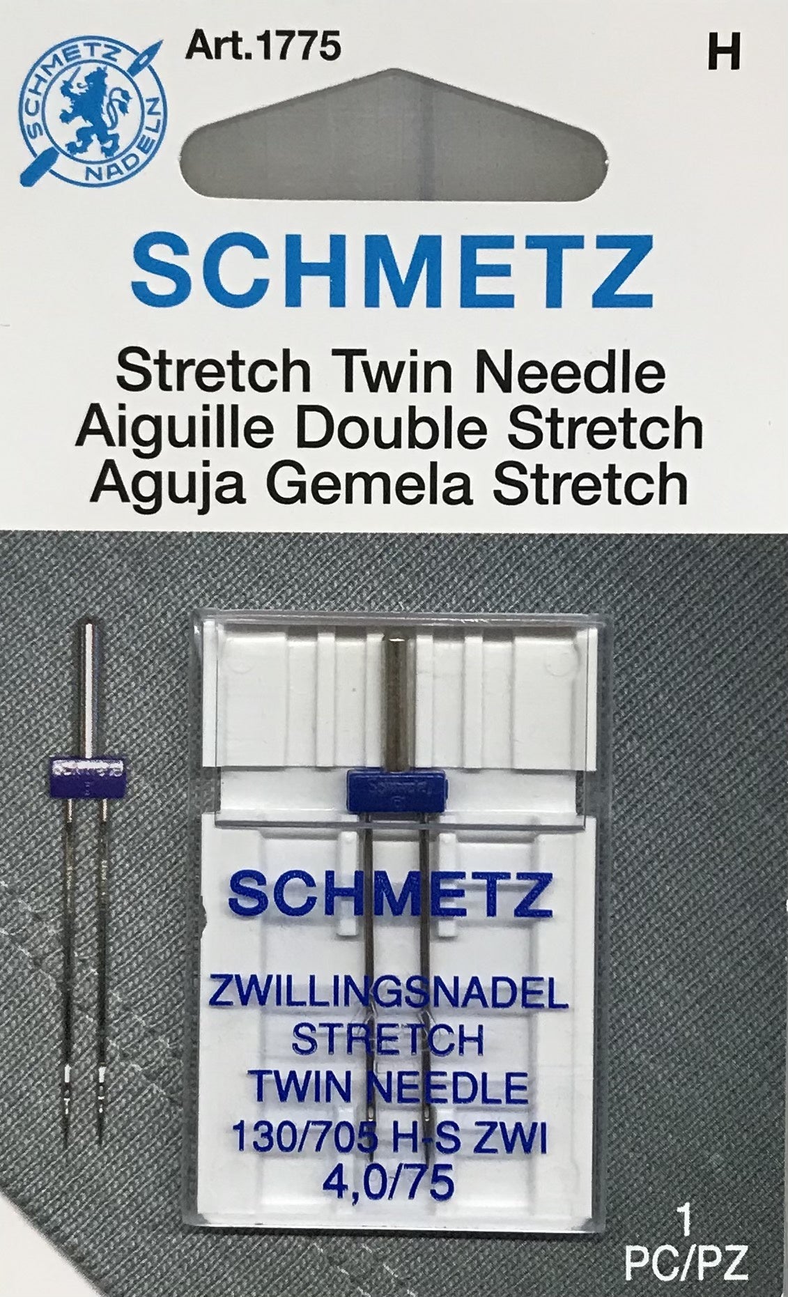 Schmetz (1775) Stretch Twin Needle