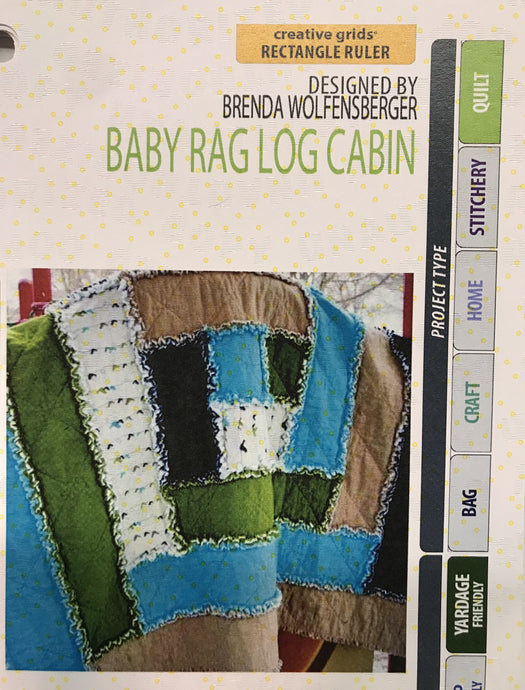 Cut Loose (CLPBW001) Baby Rag Log Cabin