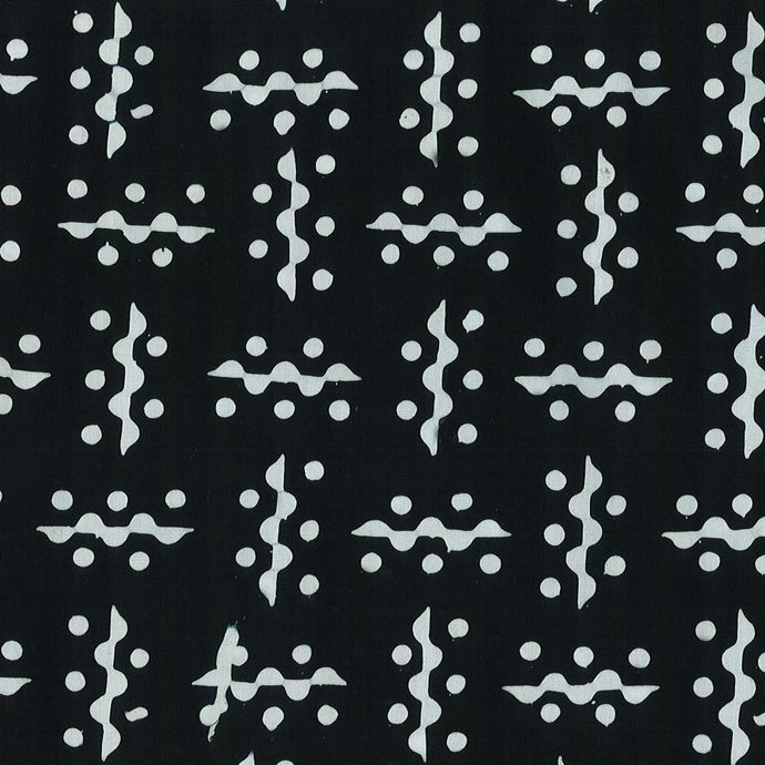 Cantik Batik (CABA-1068-001)Groovy Dots Black/White