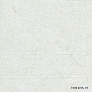 Island Batiks (NC28-02 Sprinkles) White