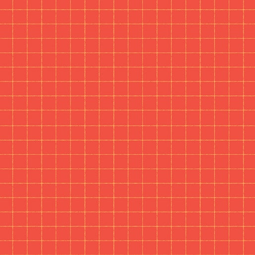 Contempo (6604Y-10) Windowpane Orange/Red
