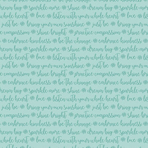 Contempo (0682753B) Words of Kindness-Turquoise