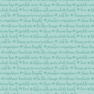 Contempo (0682753B) Words of Kindness-Turquoise
