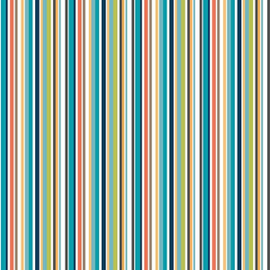 Makower (2203-B) Multi Stripes